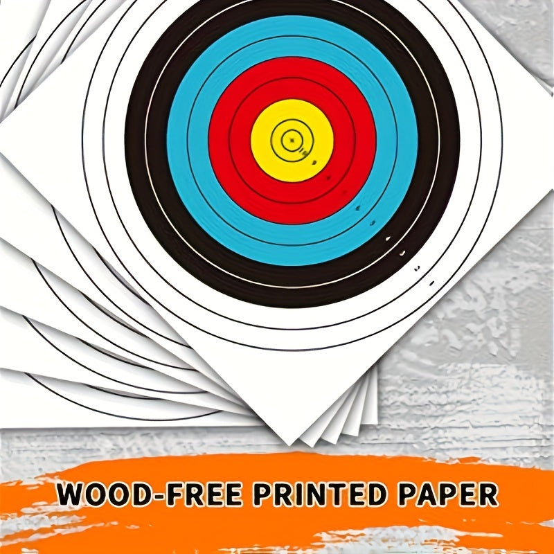 20pcs Archery Targets Standard Rings For Accurate Practice