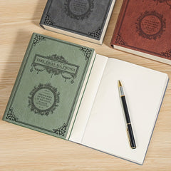 A5 PU Leather Hardcover Notebook 736 Pages Retro Pattern Sketchbook