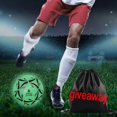 Reflective Football Set Size 5 for Night Games and Training
