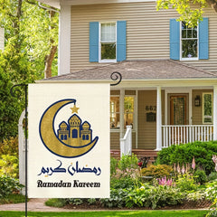 Ramadan Kareem Garden Flag Vertical Double Sided Moon And Star Flag