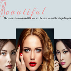 10Pcs Eyebrow Stencils Kit Professional Portable Shaping Stencils
