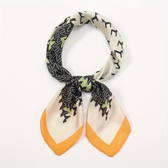 70cm Plain Square Silk Satin Scarf for Sunscreen