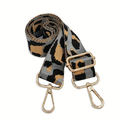 Leopard Pattern Shoulder Bag Strap Adjustable Replacement
