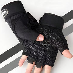 Fitness Half Finger Gloves Weightlifting Wrist Protection Gloves