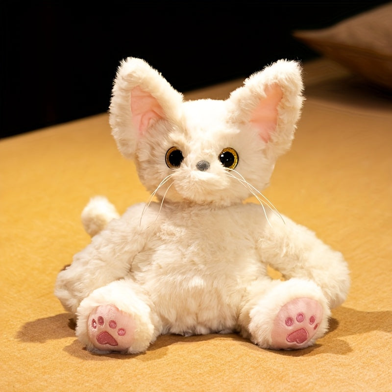 Devon Cat Plush Toy 23in Realistic Stuffed Animal Doll for Home Decoration