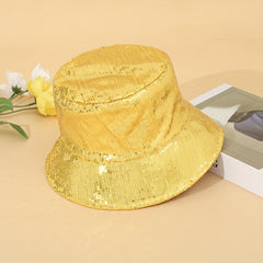 Sequin Double sided Sunshade Fisherman Hat
