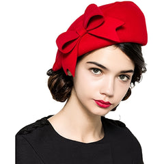 French Style Wool Beret Cap for Women
