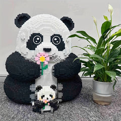 15Kpcs Giant Panda Fubao Building Block Toy 3D Puzzle Kit