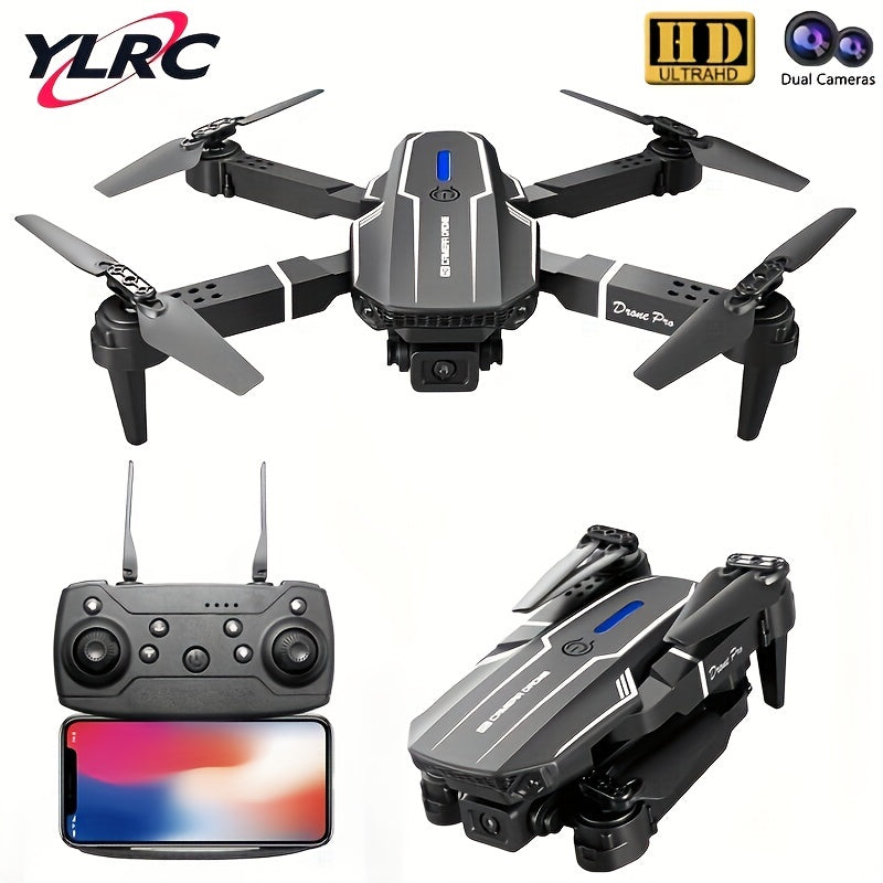 E88 Quadcopter UAV Drone Altitude Hold Dual HD Cameras