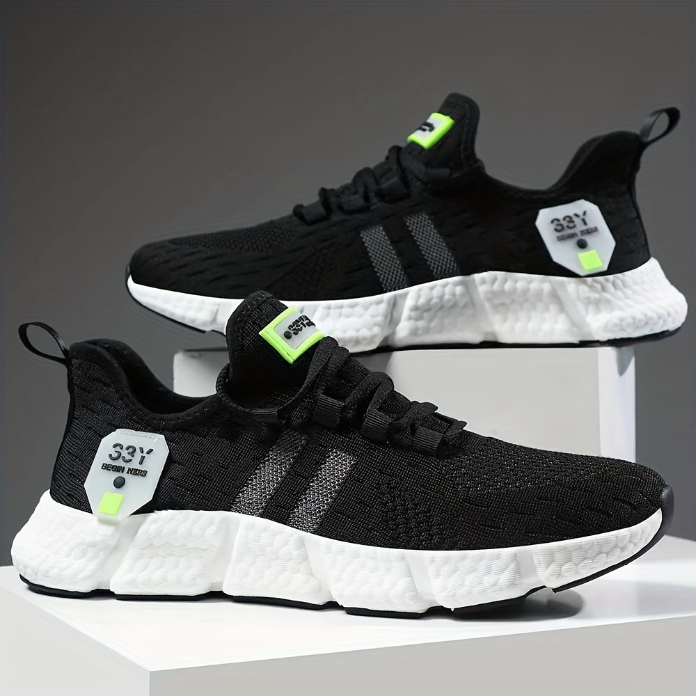 Women's Knit Running Shoes Breathable Sport Sneakers Low Top