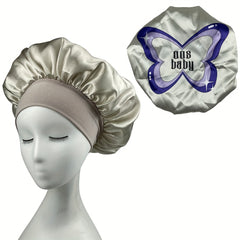 Y2K Satin Bonnet Women Sleeping Nightcap Headwear Lightweight Hair Bonnet