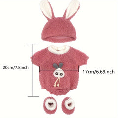 Bean Paste Onesie Doll Clothes Set for 17" Dolls