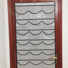 24 Pocket Cap Storage Bag Over the Door Hat Organizer