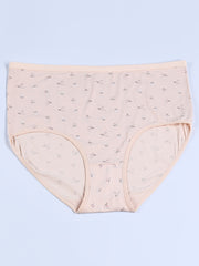 Women's Plus Ditsy Floral Print Panties Set, 4 Pack
