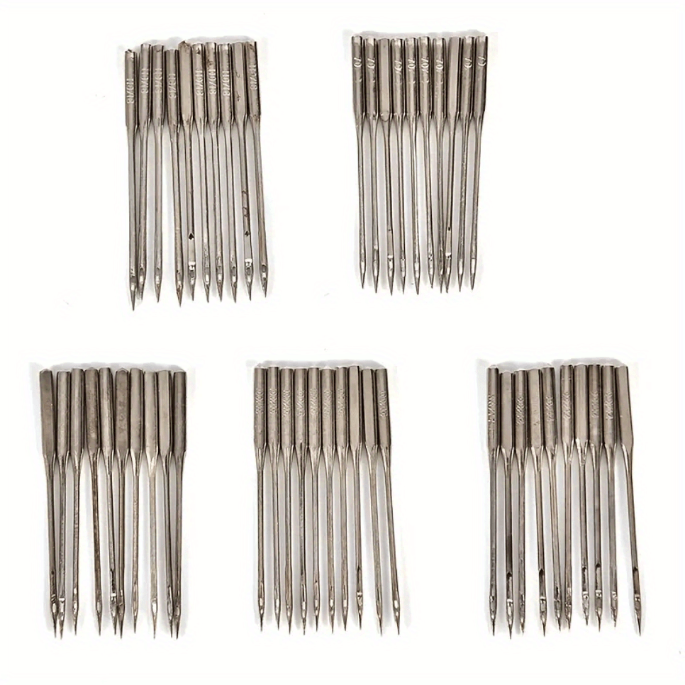 50pcs Universal Sewing Needle Set with Threaders