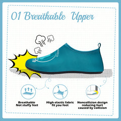 Boys Quick Dry Water Socks Non Slip for Summer Outdoor Activities