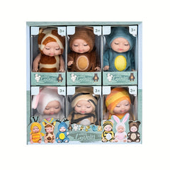 6pcs Fairy Princess Doll Set with Pajamas for Birthdays & Holidays