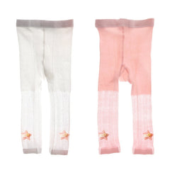 2pcs Cartoon Pattern Leggings for Baby Girls
