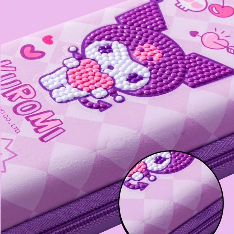 Kuromi Rhinestone DIY Cartoon Stationery Box Set