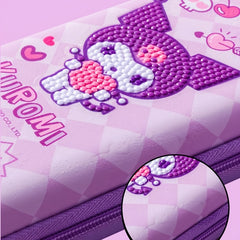 Kuromi Rhinestone DIY Cartoon Stationery Box Set
