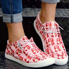 Women's Casual Canvas Shoes Lightweight Slip On Sport Shoes