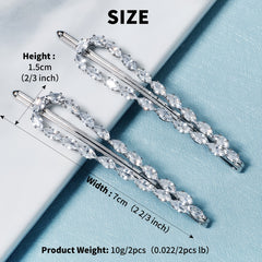 Rhinestone Pearl Hair Barrettes Clips for Lady Girls