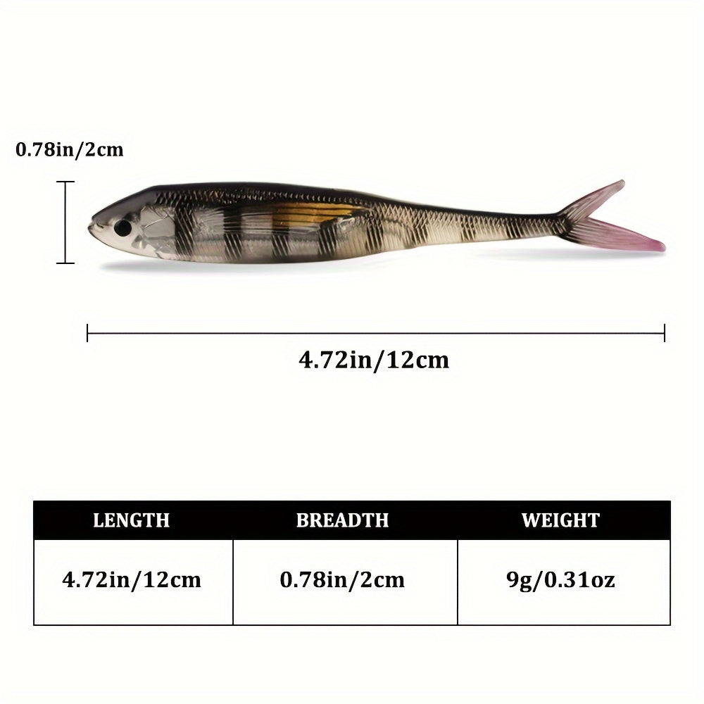 Forked Tail Fish Soft Bait for Tuna Fishing