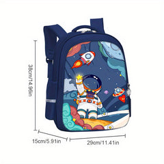 Primary School Astronaut Rocket Backpack for Grades 1-6