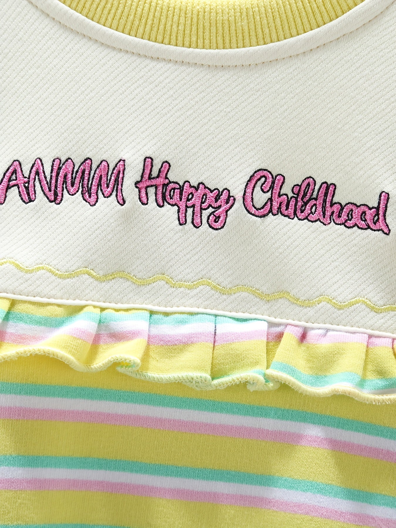 Girls' Striped Crew Neck Sweatshirt Pullovers for Casual Outfit