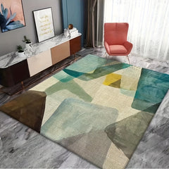 Modern Crystal Velvet Rug Non slip Soft And Comfortable Polyester Fiber Mat