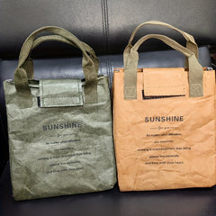Waterproof Insulated Lunch Bag with Cutlery Bag - Keep Food Fresh