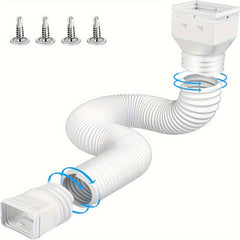 Telescopic Rain Gutter Downspout Extension - Outdoor Drainage Pipe