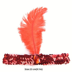 Glitter Flapper Charleston Costume Headband