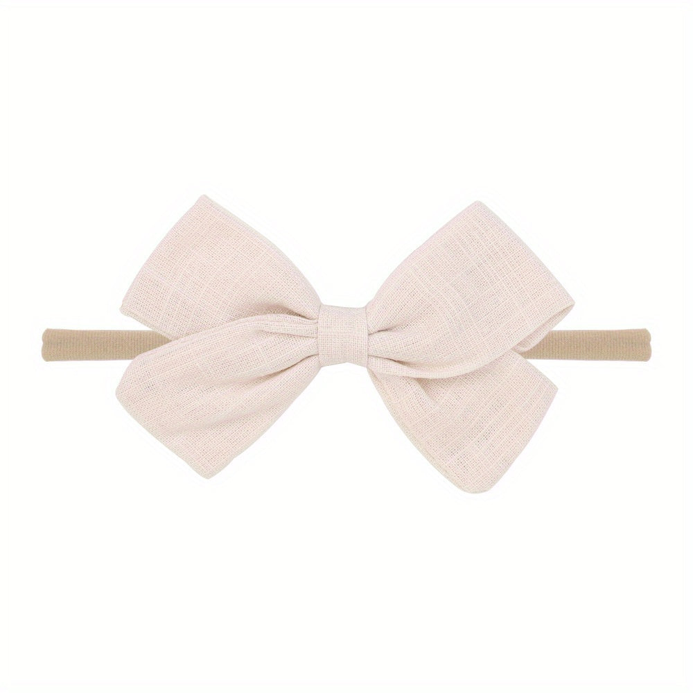 Sweet Fabric Bow Headband Hairband for Baby Girls