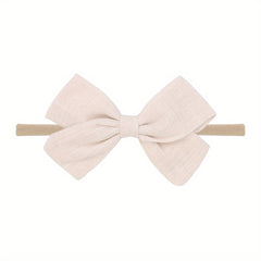 Sweet Fabric Bow Headband Hairband for Baby Girls