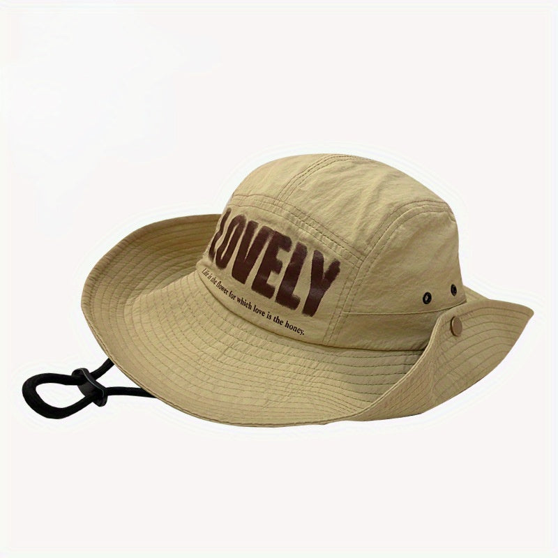 Casual Lightweight Bucket Hat Unisex Sun Hat Outdoor Hiking Travel