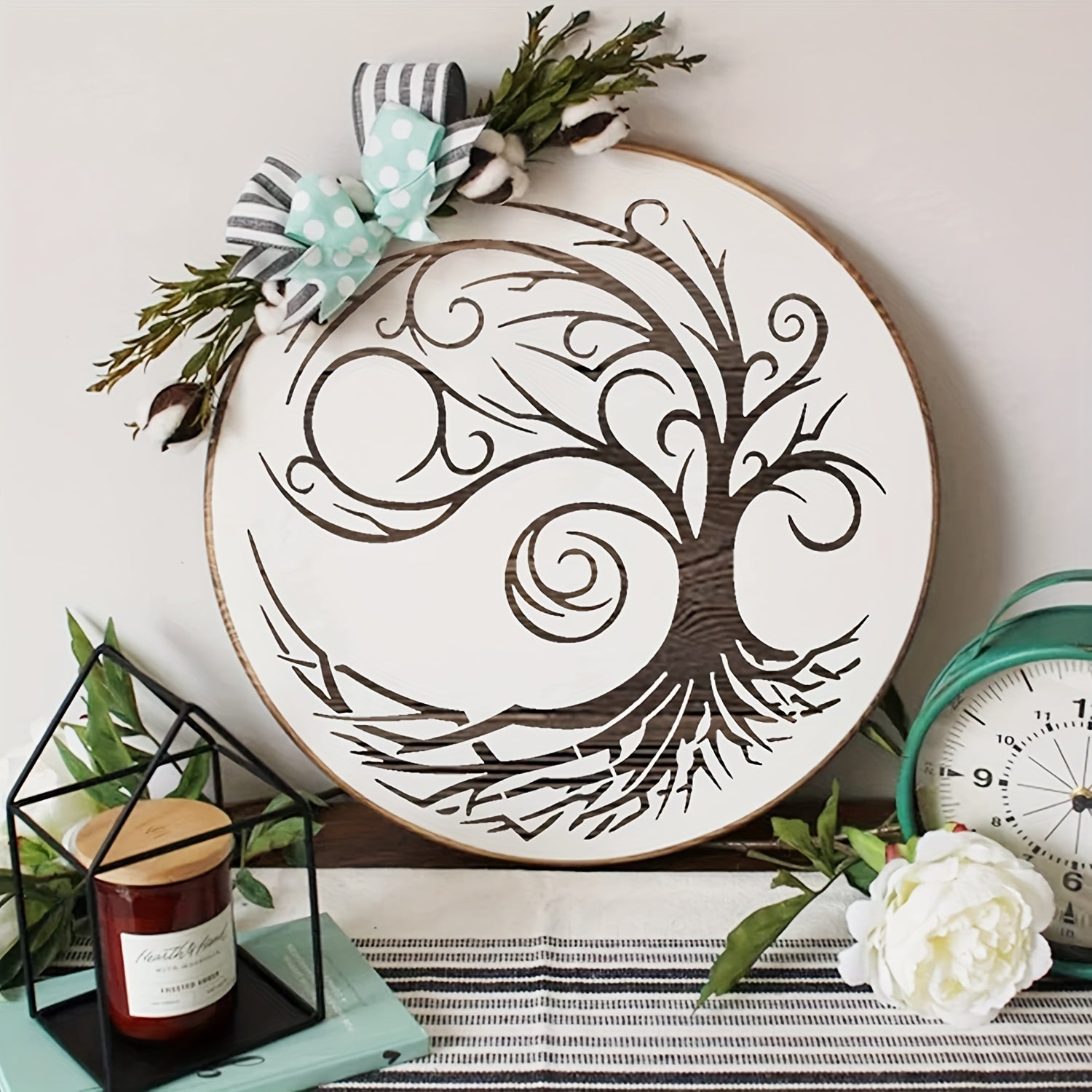 12pcs Tree Stencils Tree Of Life Stencil For Painting On Wood Airbrush