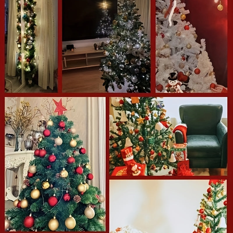 12 Pcs Bright Christmas Tree Balls - Home Room Decorations