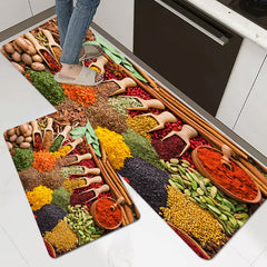 3D Print Anti Fatigue Kitchen Mat Non-Slip Absorbent Bath Mat