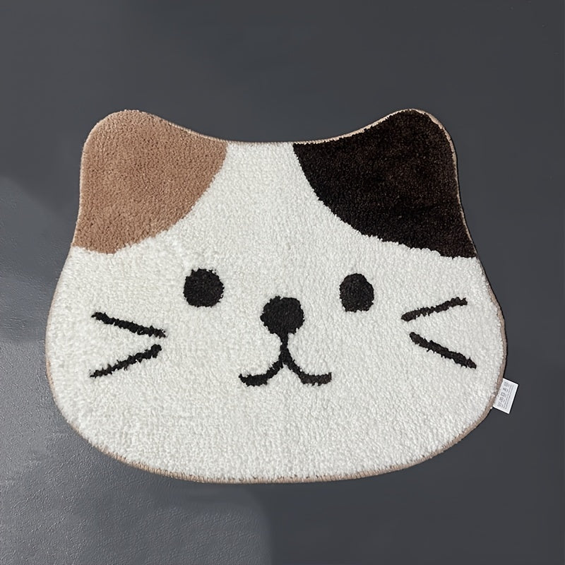 Cat Floor Mat Non-slip Absorbent Quick Drying Foot Mat Bathroom Mat