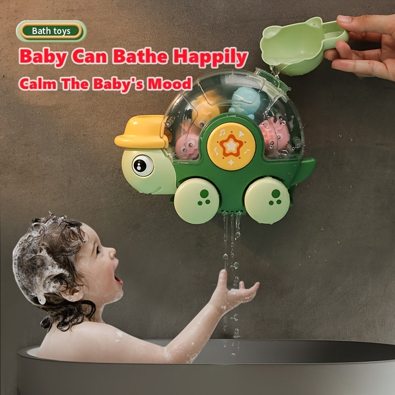 Little Tortoise Swivel Bath Toys Flower Sprinkle Baby Cartoon Water Play Toys