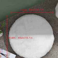 1pc Soft Faux Fur Area Rug 15 7inch Floor Mat for Bedroom Living Room