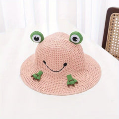 Frog Prince Kids Summer Straw Braided Hat