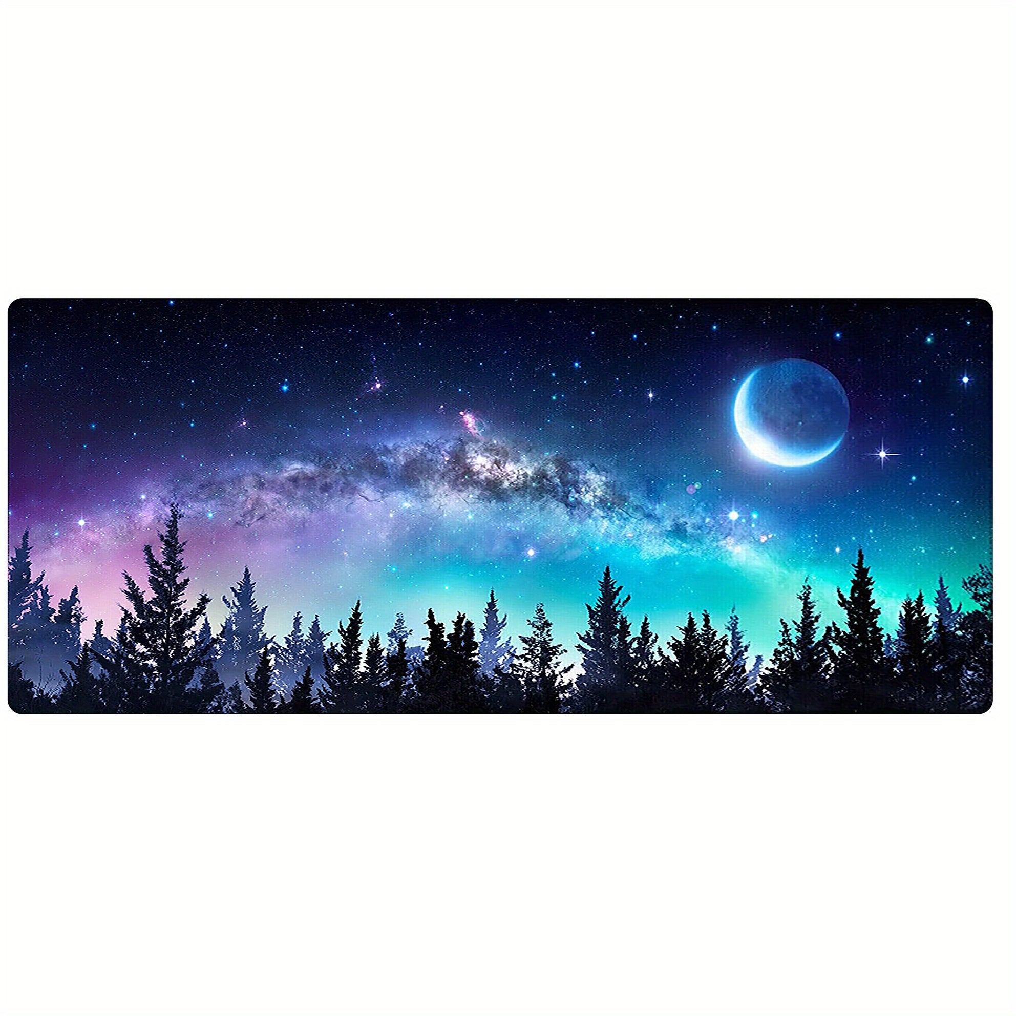Large Desk Mat Extended Gaming Mouse Pad Non Slip Base Stitched Eges 70X30CM