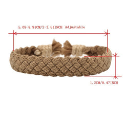 Knitted Rope Sport Bracelet Wristband