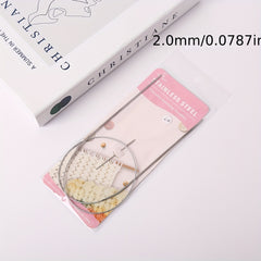Stainless Steel Circular Knitting Needles for Professional Use
