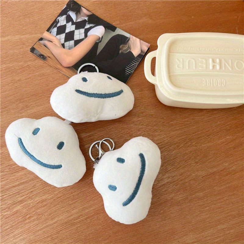 Cloud Plush Pendant Soft Sponge Cartoon Keychain Bag Ornament