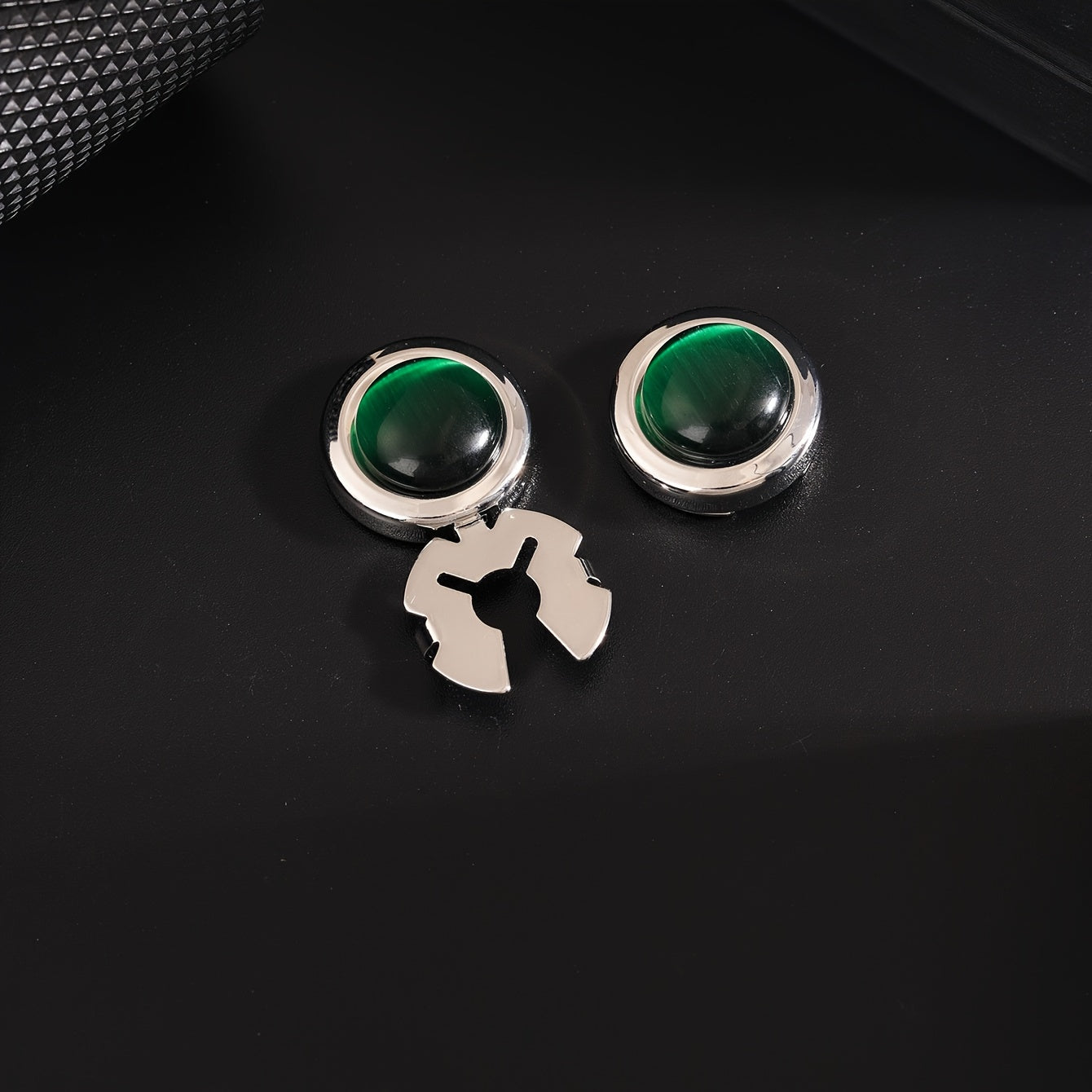 Copper Cat Eye High End Button Pair for Men's Shirts