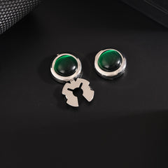 Copper Cat Eye High End Button Pair for Men's Shirts