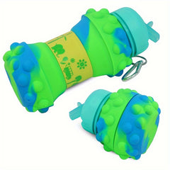 550ml Foldable Water Bottle Leak-proof Portable Collapsible Outdoor Fitness Cup